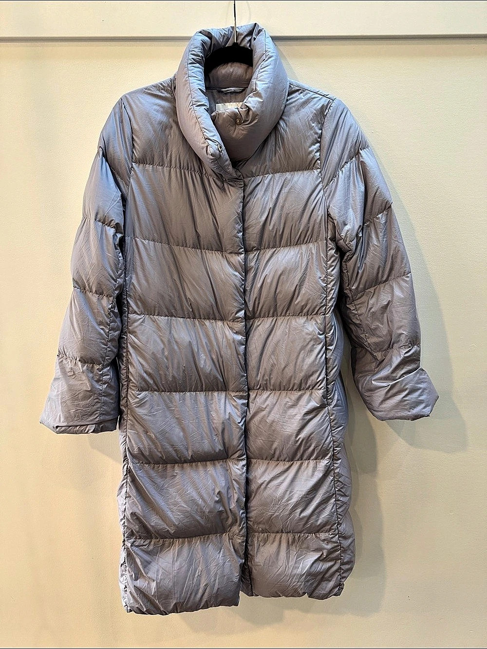 Uniqlo Lilac Ultra Light Down Long Coat